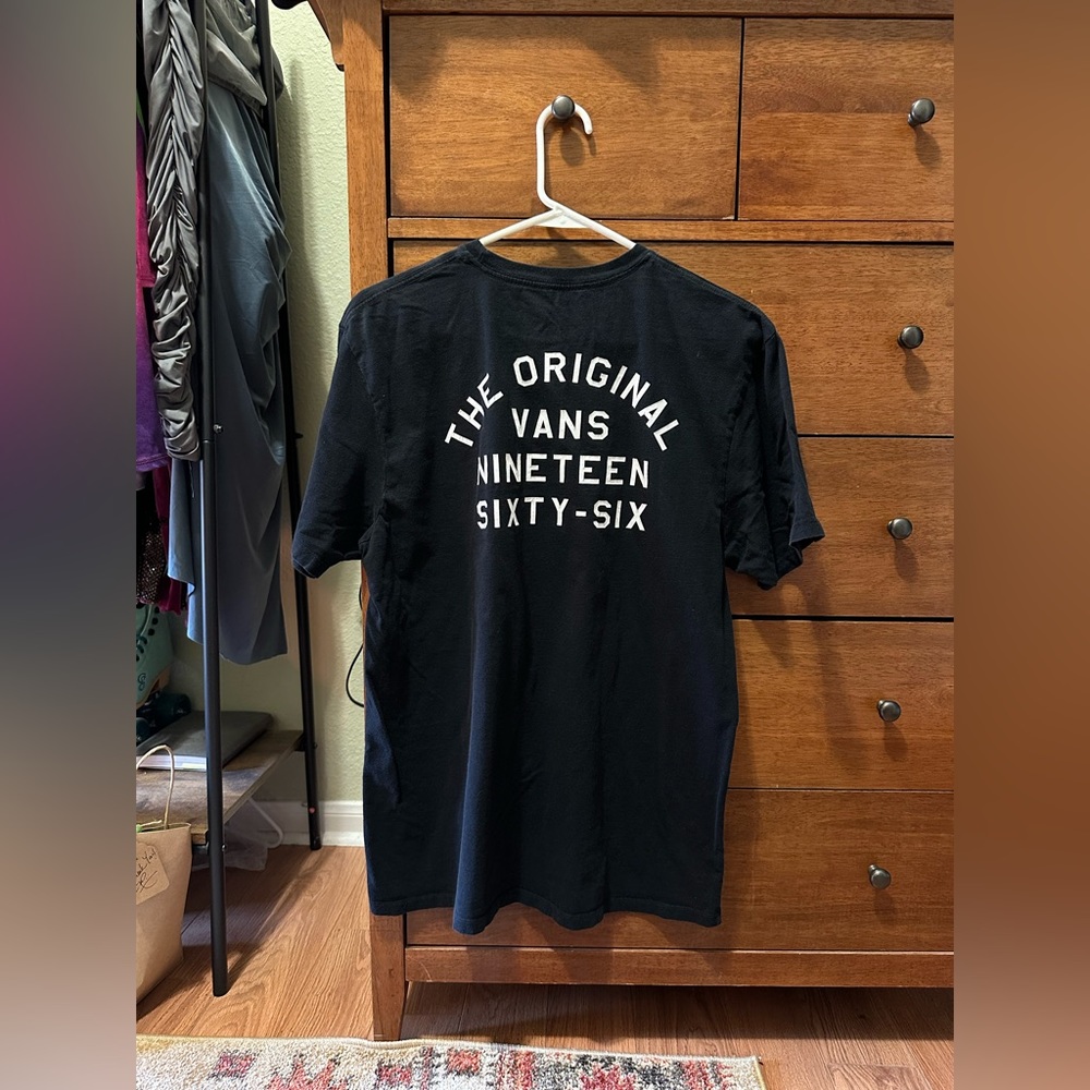 Vans Black/White Basics Shirt (Large)
